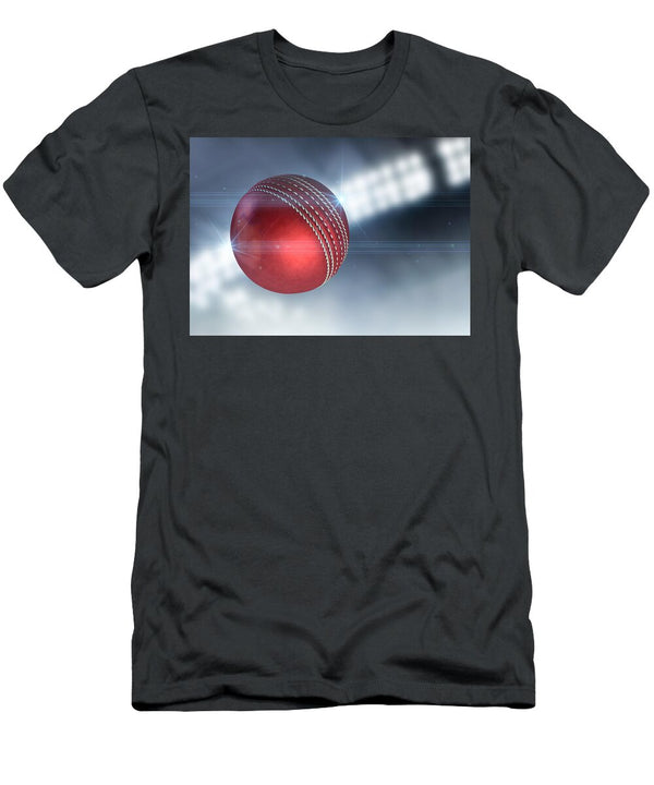 16 Ball Flying Through the Air Allan Swart T-Shirt