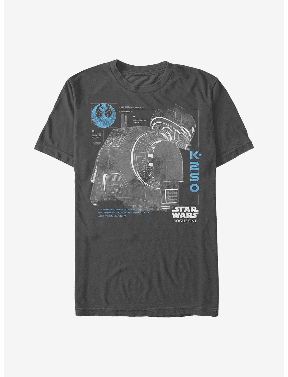 Star Wars Rogue One : Un T-shirt K-2SO de l'histoire de Star Wars