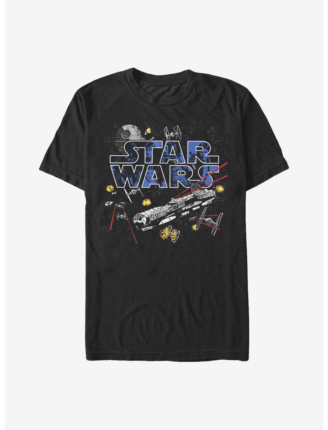 T-Shirt Star Wars Le Vol du Faucon