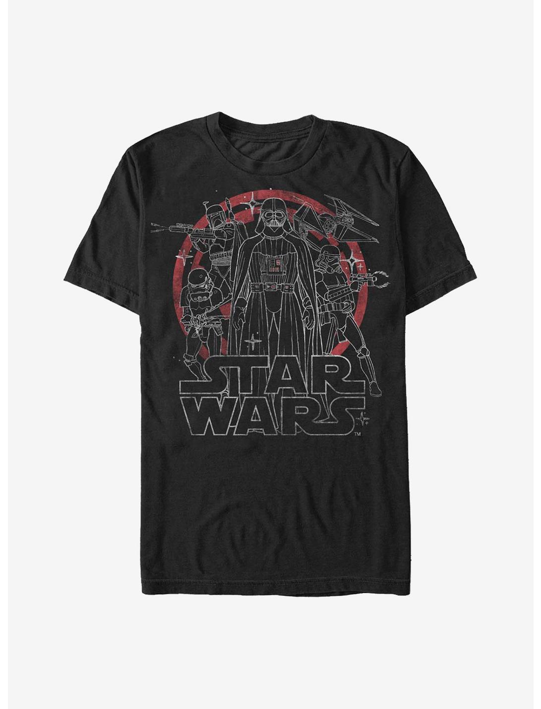 T-shirt Dark Vador au trait