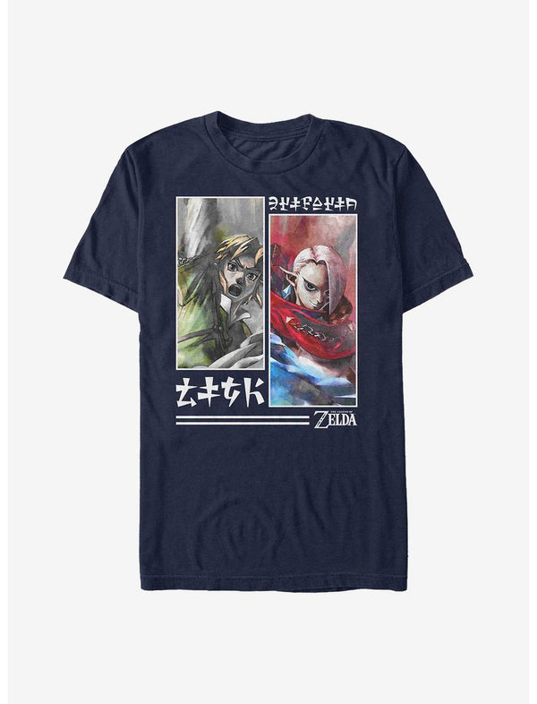 Nintendo Zelda Link Paneled T-Shirt