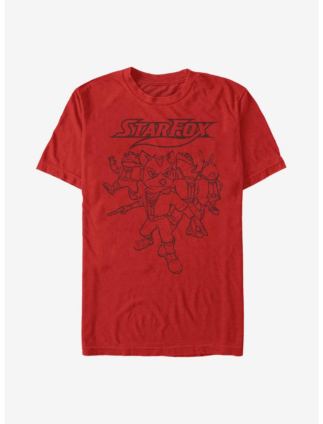 Nintendo Star Fox Star Crew T-Shirt