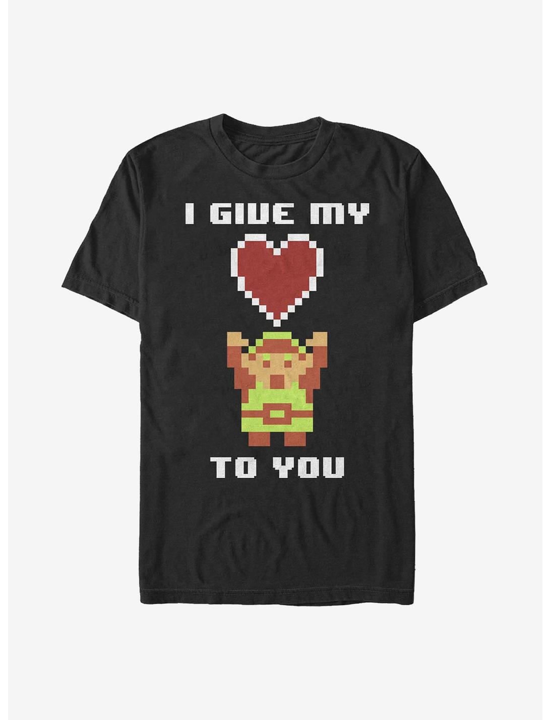 Nintendo Zelda Give My Pixel Heart T-Shirt