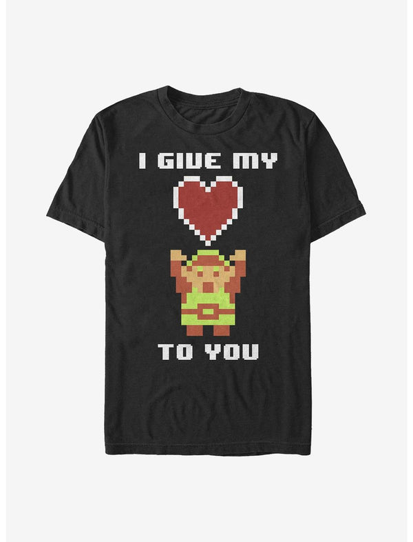 Nintendo Zelda Give My Pixel Heart T-Shirt