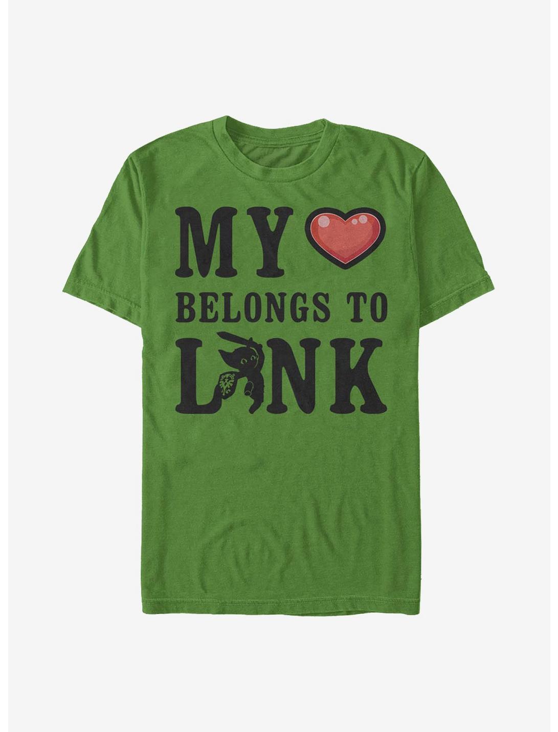 Nintendo Zelda My Heart Belongs T-Shirt