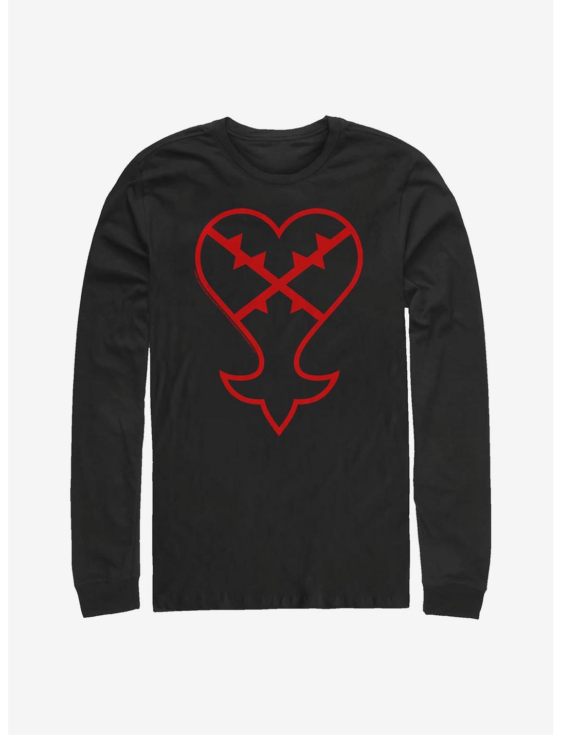 Disney Kingdom Hearts Heartless Symbol Long-Sleeve T-Shirt