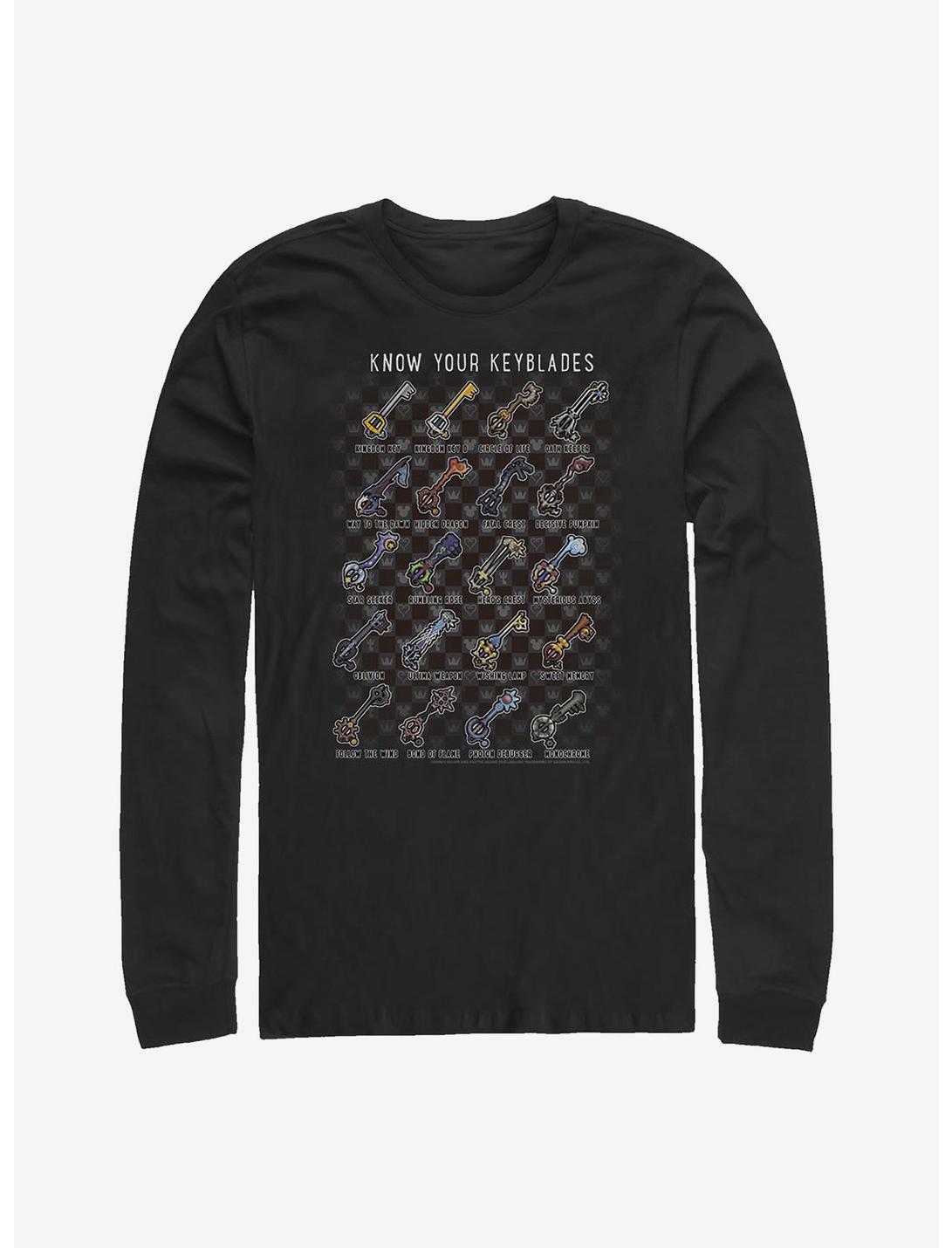 T-shirt à manches longues Disney Kingdom Hearts Keyblades