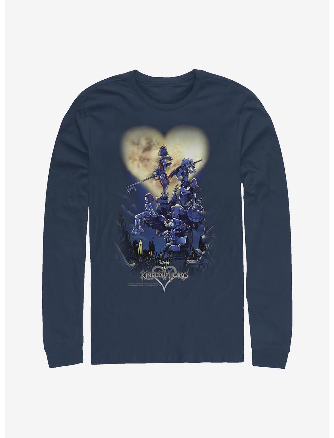 Disney Kingdom Hearts Poster Logo Long-Sleeve T-Shirt