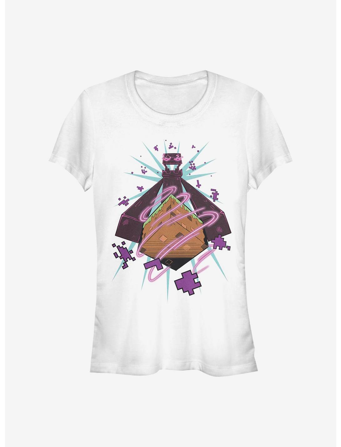 Minecraft Enderman Forced Perspective Girls T-Shirt
