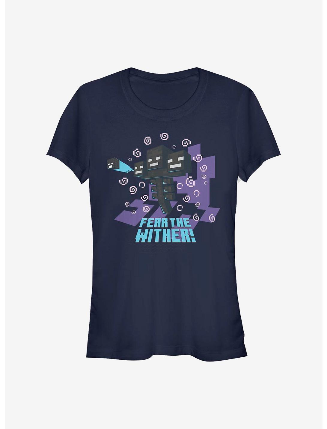 Minecraft Fear The Wither Girls T-Shirt