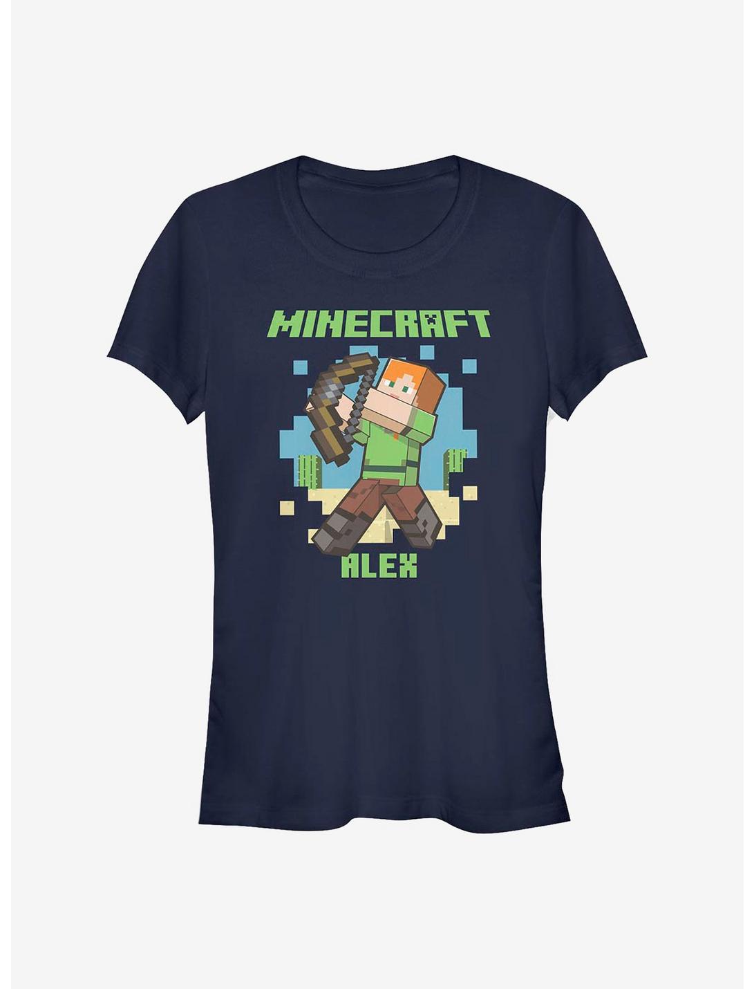 Minecraft Sniper Alex Girls T-Shirt