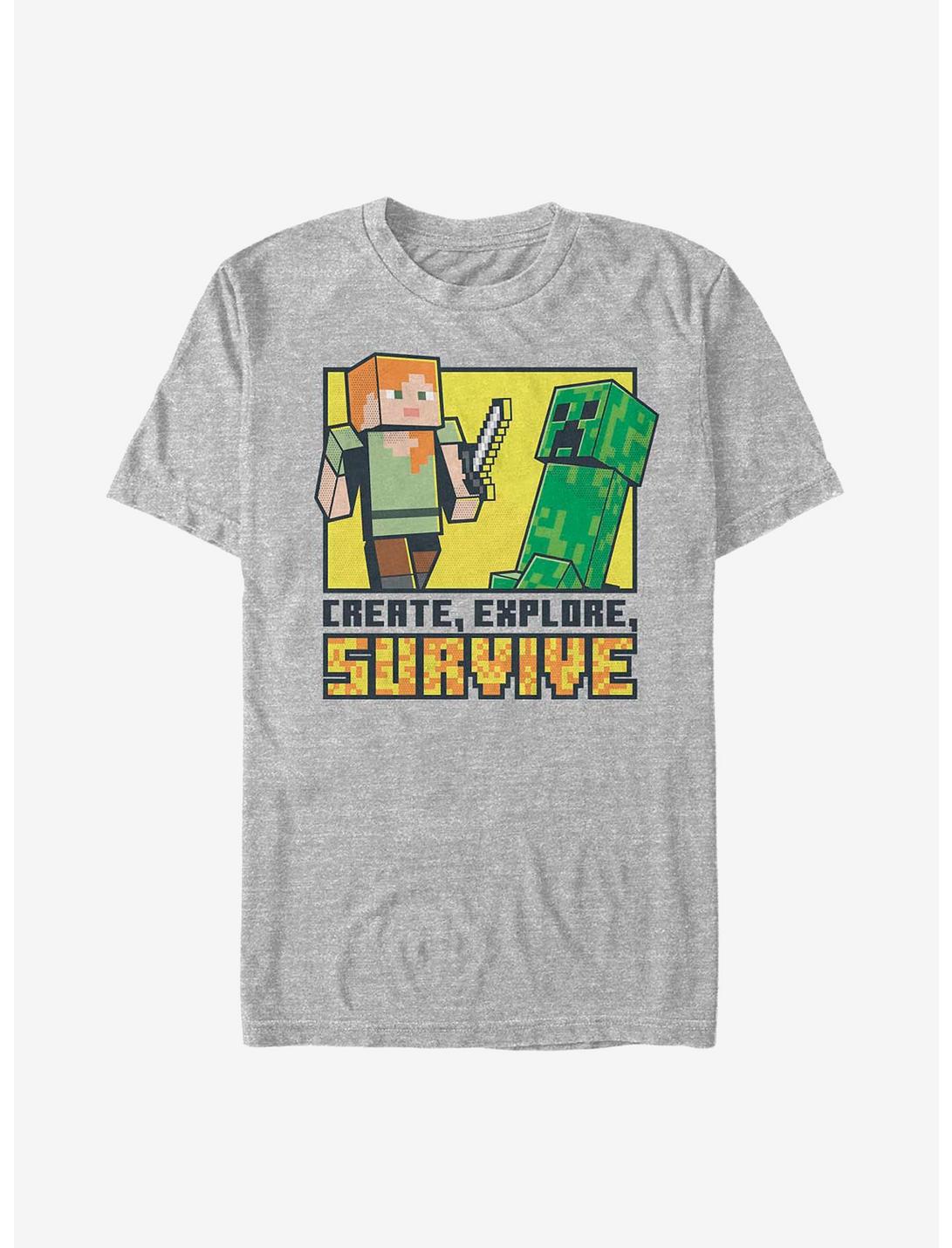 Minecraft Create Explore Survive T-Shirt