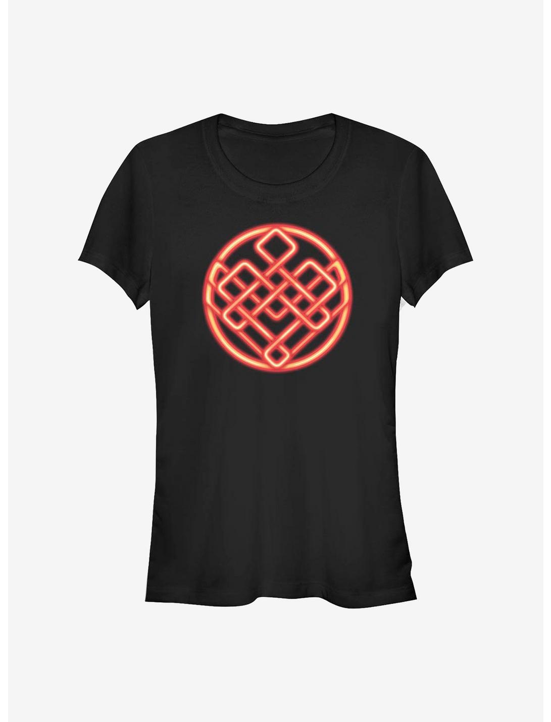 Marvel Shang-Chi And The Legend Of The Ten Rings Symbol Girls T-Shirt