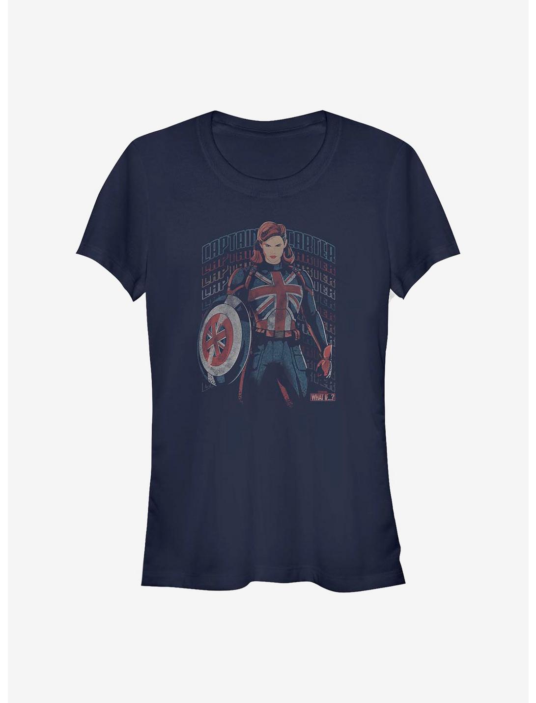 T-shirt Fille Marvel What If...? Captain Carter et l'Hydra Stomper