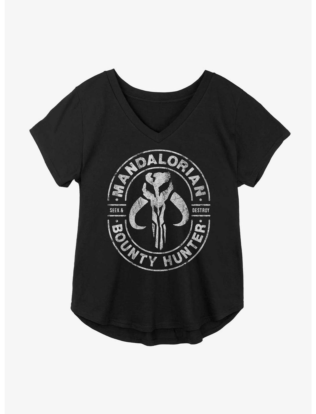 Star Wars The Mandalorian Bounty Hunter Seal Girls Plus Size T-Shirt