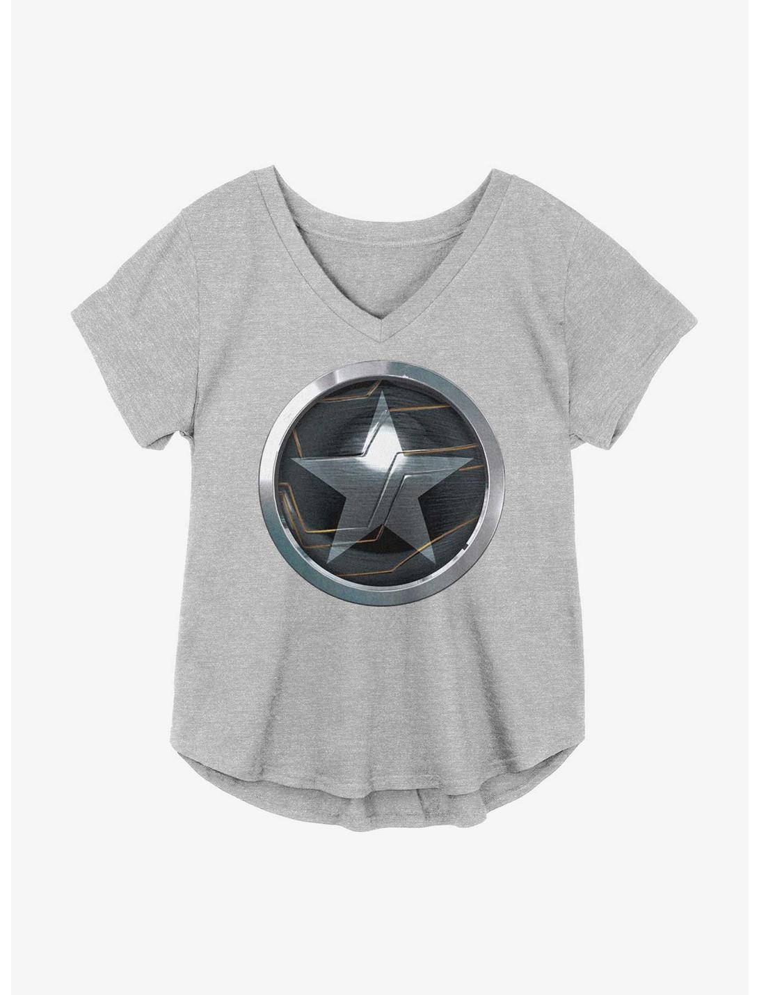 Marvel The Falcon And The Winter Soldier Winter Soldier Logo Girls Plus Size T-Shirt