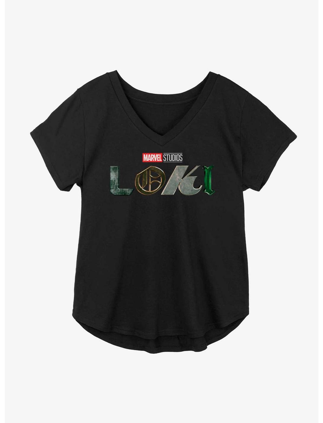 Marvel Loki Logo Girls Plus Size T-Shirt