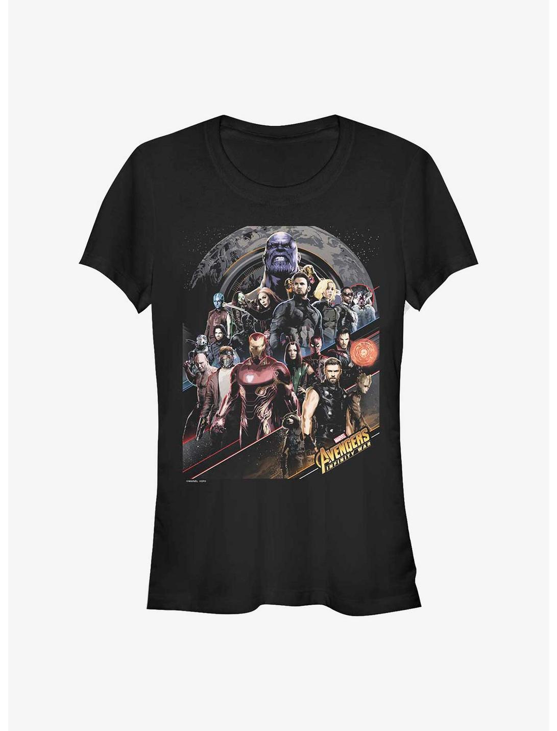 Marvel Avengers Infinity Poster Girls T-Shirt