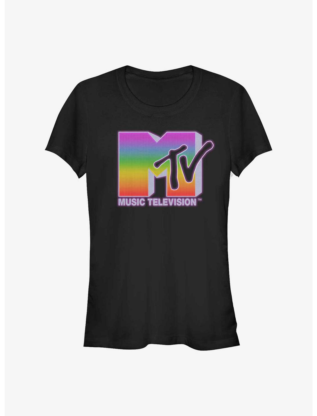 T-shirt MTV Rainbow Static pour filles