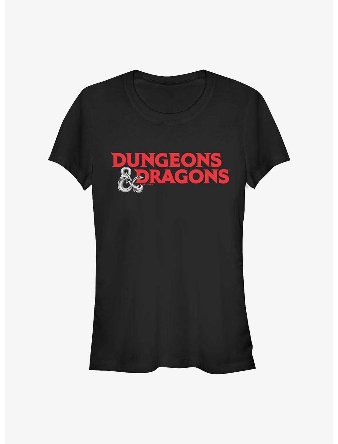 Dungeons And Dragons Rendered Logo Girls T-Shirt