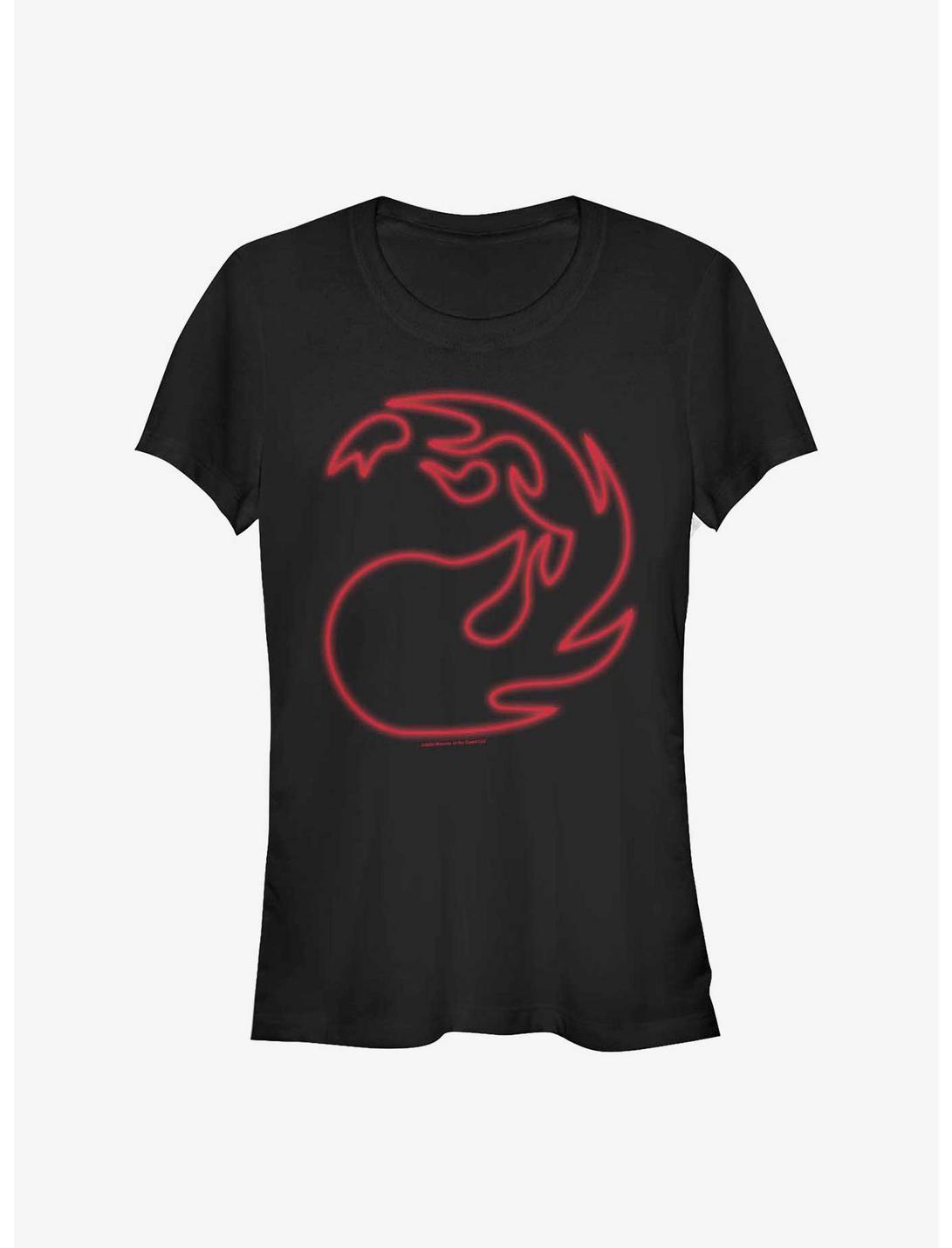 Magic The Gathering Red Mana Emblem Girls T-Shirt
