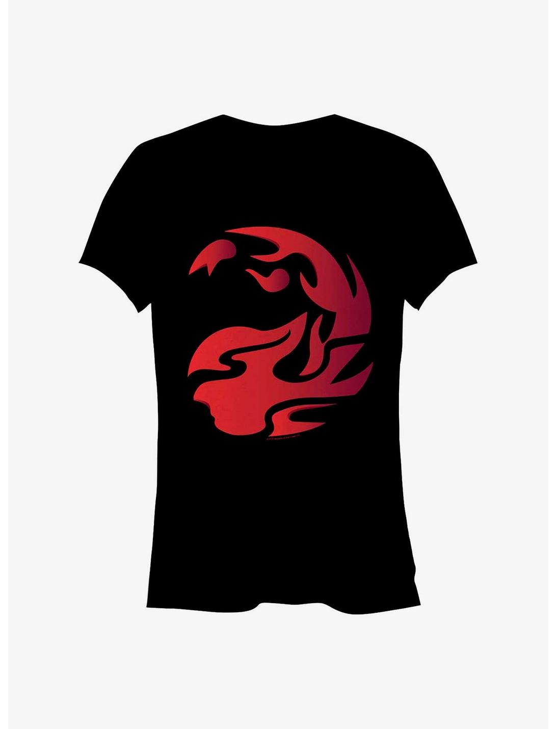 T-Shirt Fille Symbole Mana Rouge Magic The Gathering
