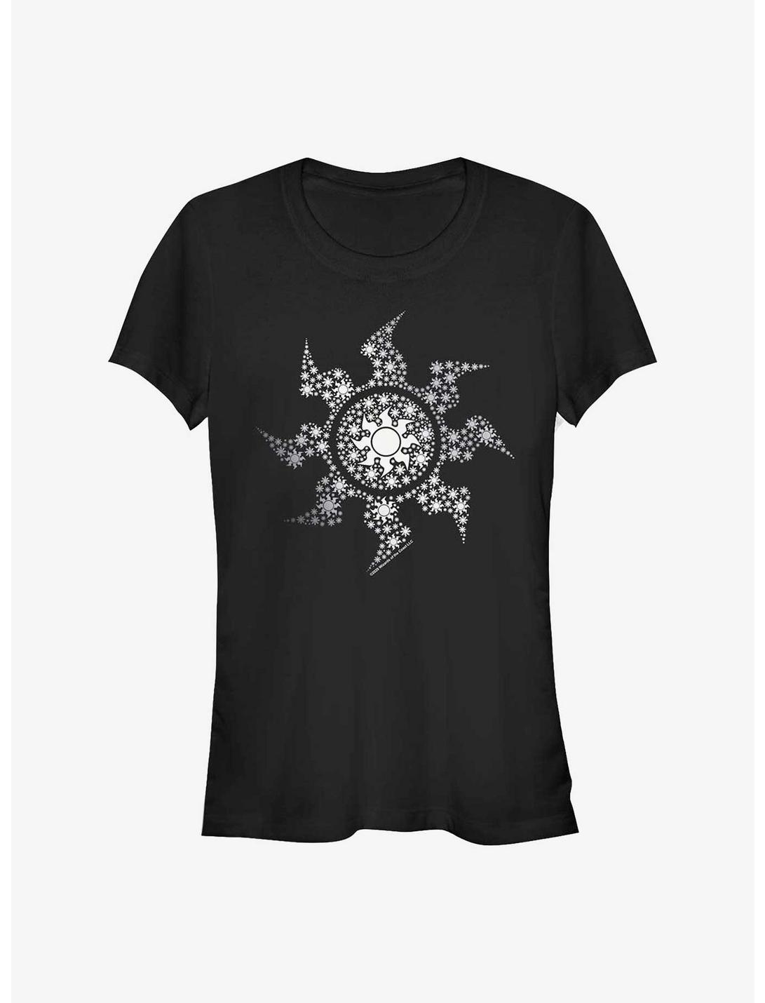 Magic The Gathering White Mana Icon Symbol Girls T-Shirt