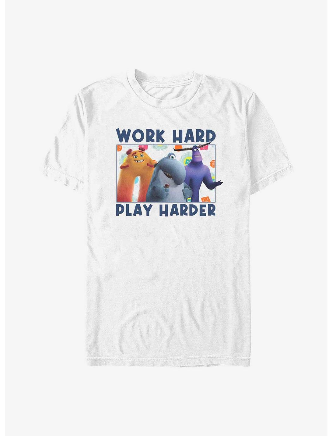 Pixar Monsters At Work Play Hard T-Shirt