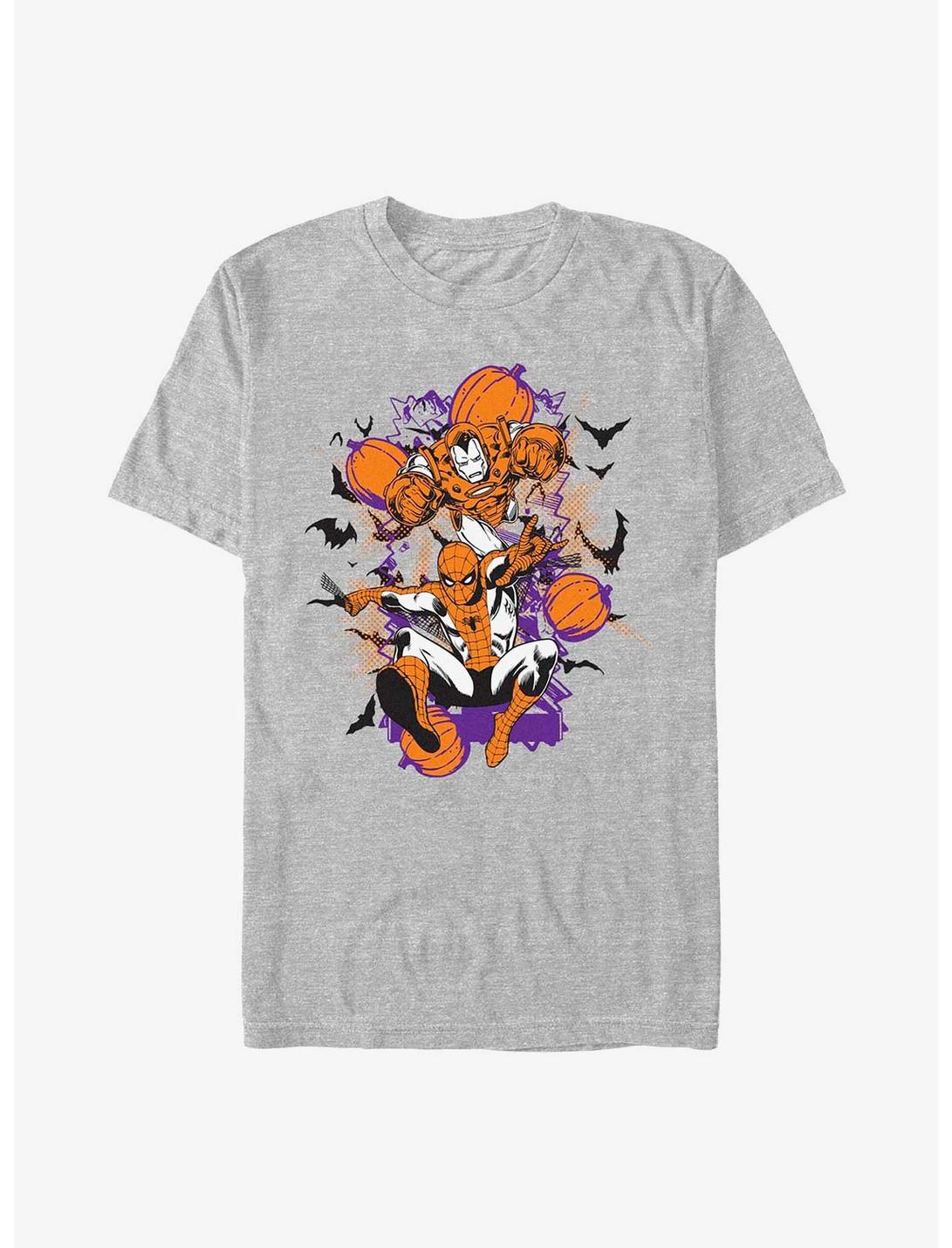 Marvel Iron Man & Spider-Man Pumpkins T-Shirt