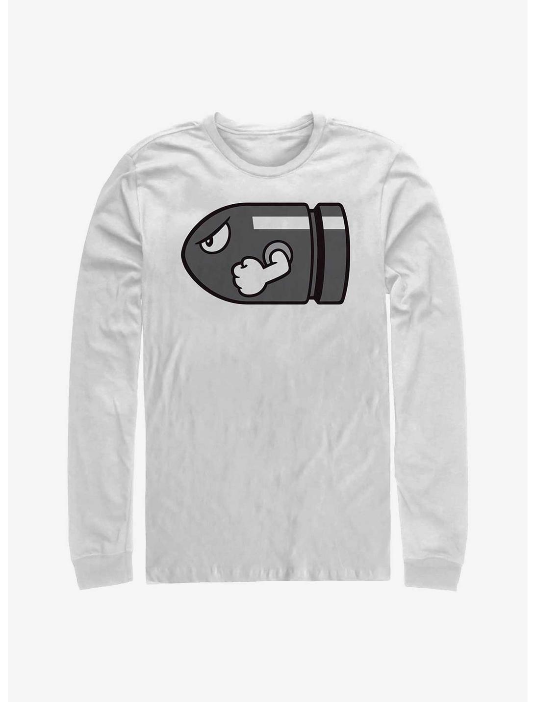 Nintendo Mario Bulllet Bill Long-Sleeve T-Shirt