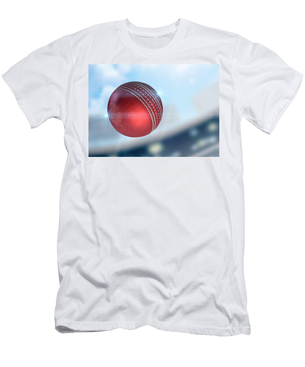 17 Ball Flying Through the Air Allan Swart T-Shirt