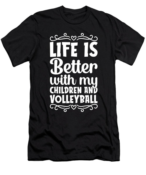 17 Volleyball Beach Vball Volleyball Mom Crazy Squirrel T-Shirt