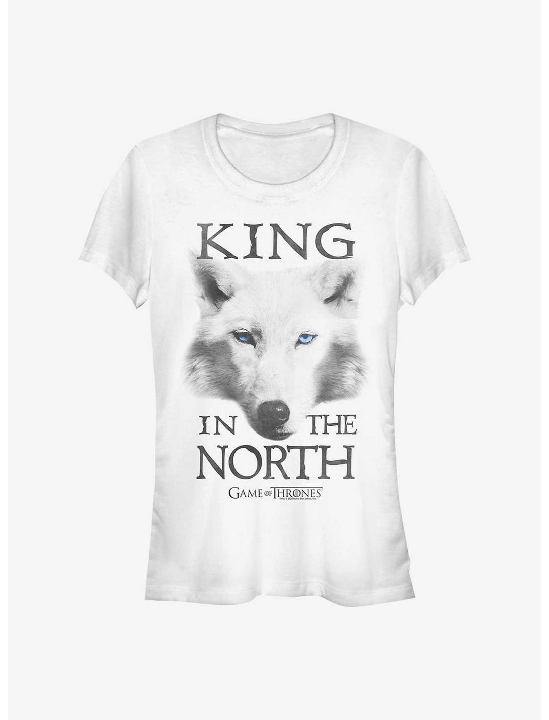 Game Of Thrones King In The North Dire Wolf Girls T-Shirt