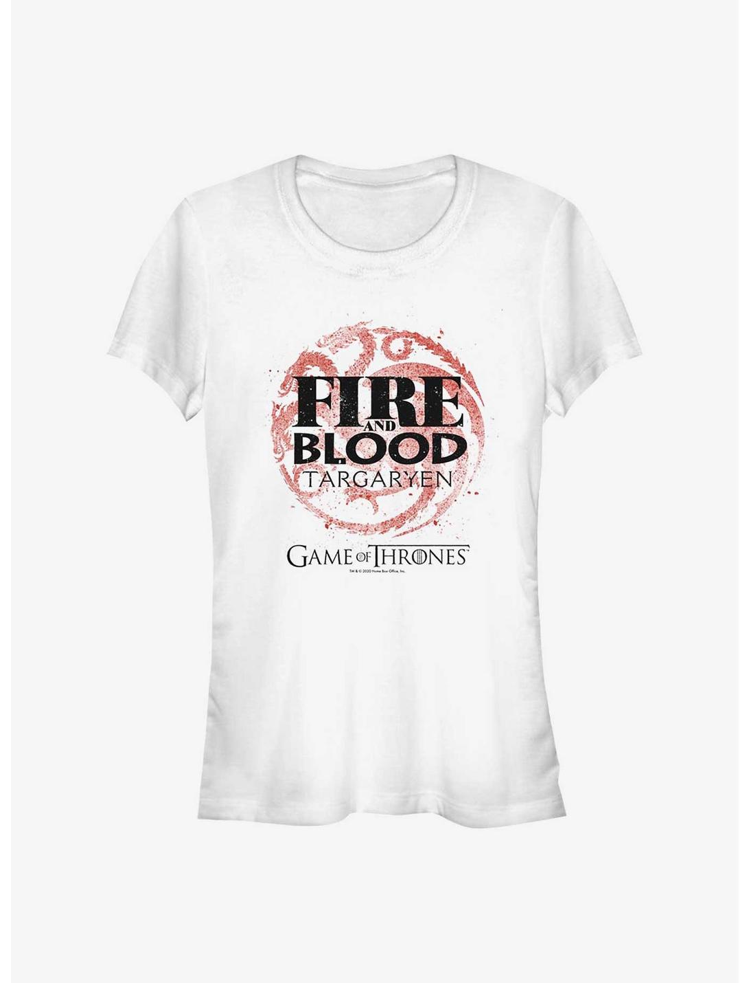 Game Of Thrones Targaryen Fire And Blood Girls T-Shirt