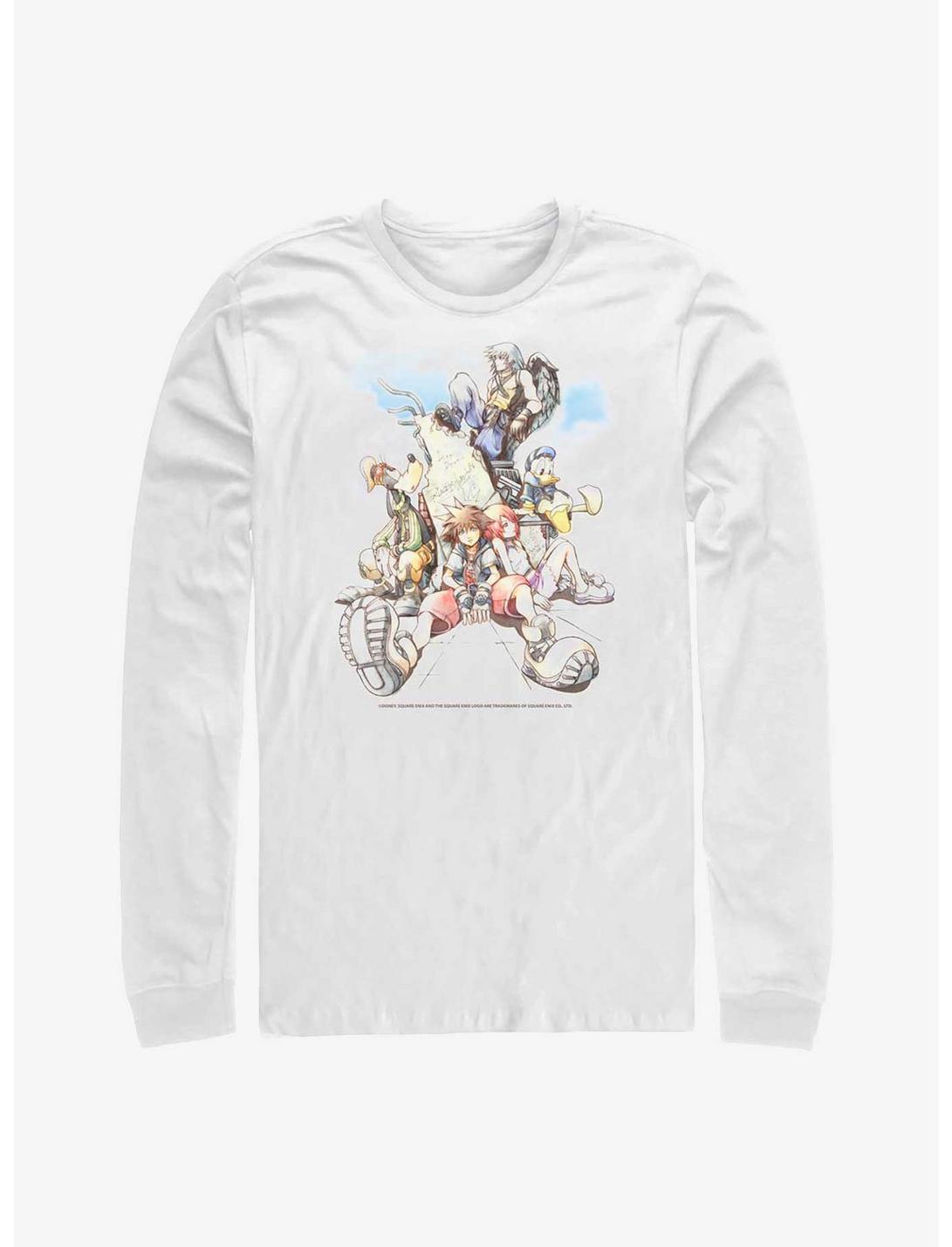 Disney Kingdom Hearts Group In The Clouds Long-Sleeve T-Shirt