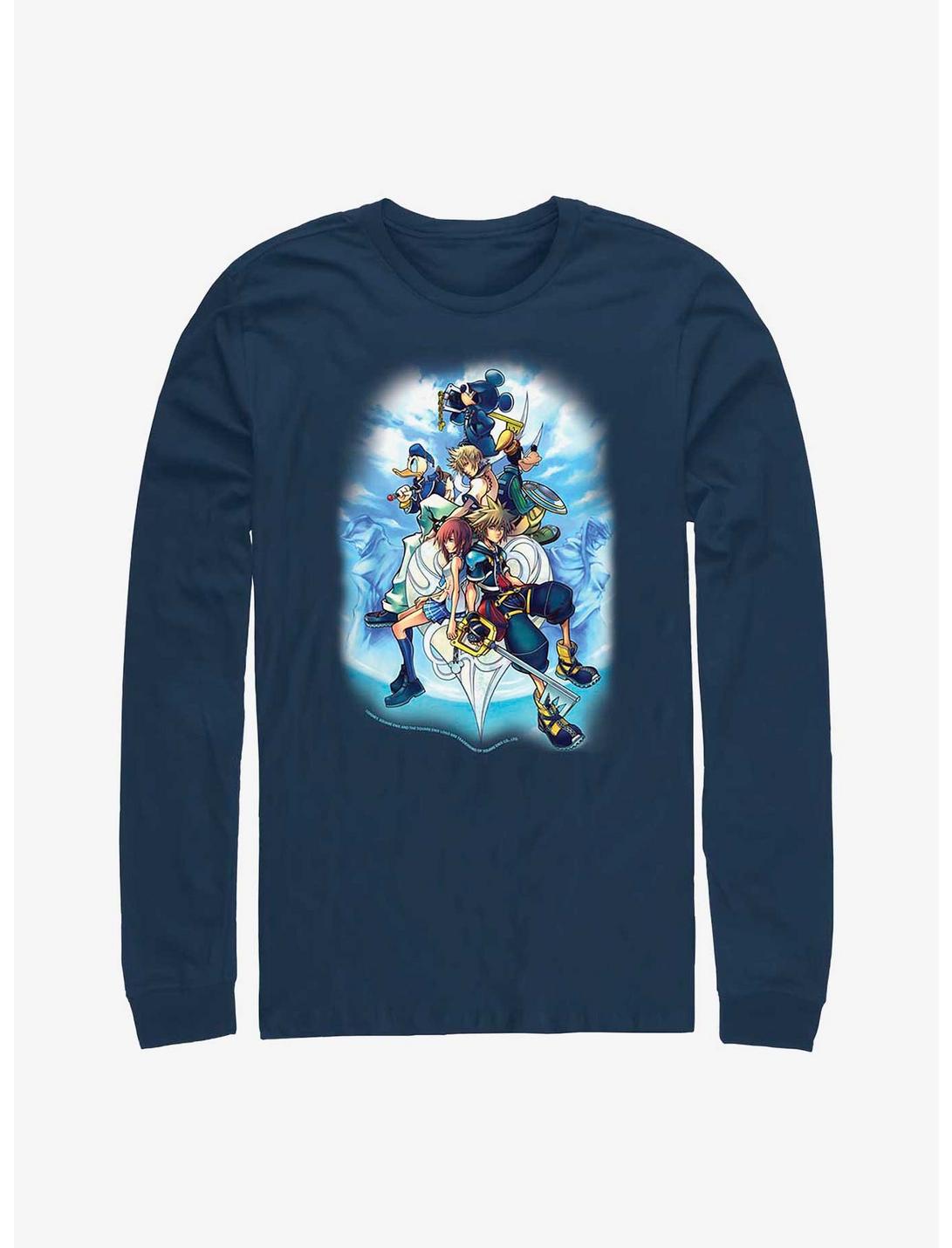 T-shirt à manches longues Disney Kingdom Hearts Sky Group