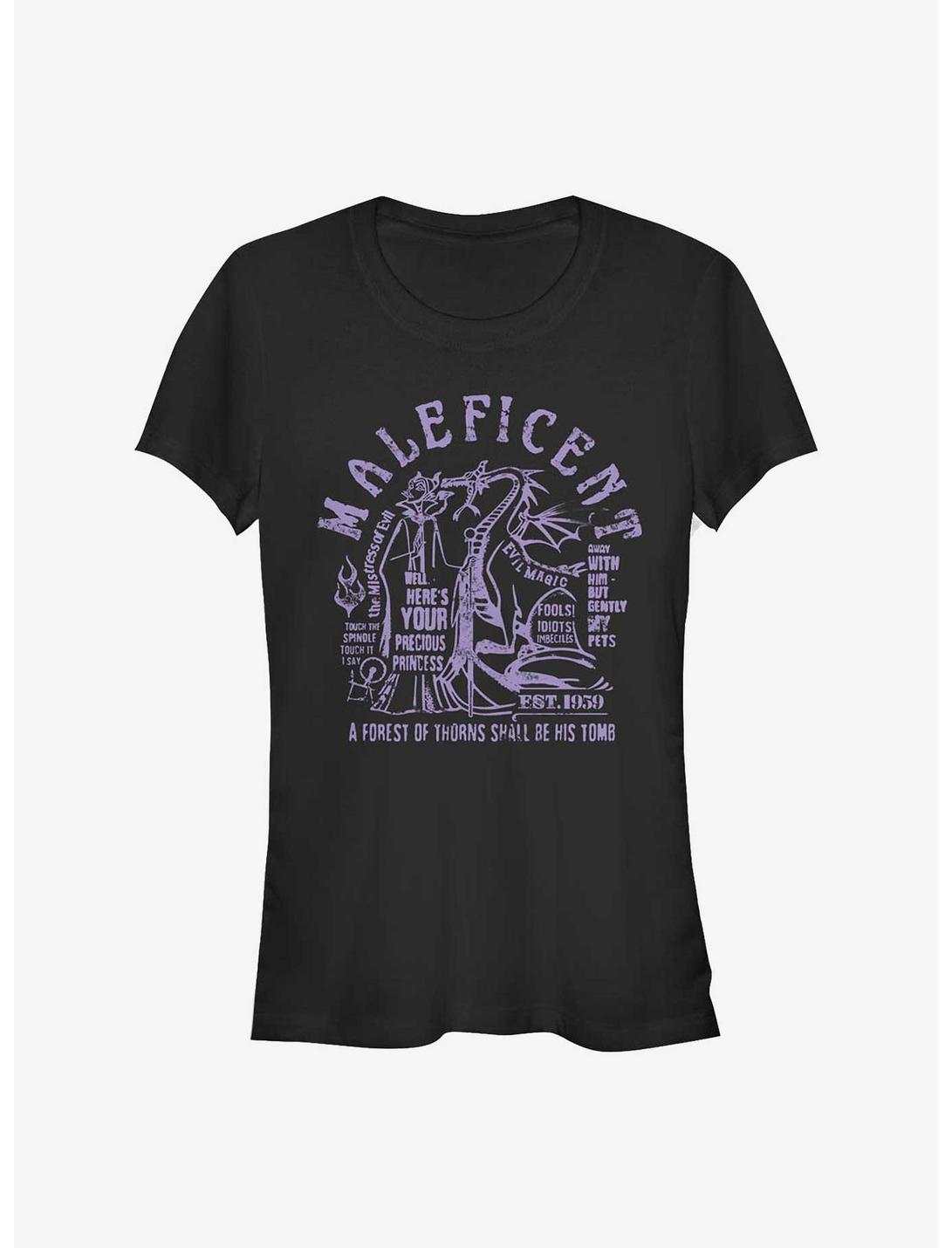 Disney Maleficent Maleficent Verbiage Girls T-Shirt