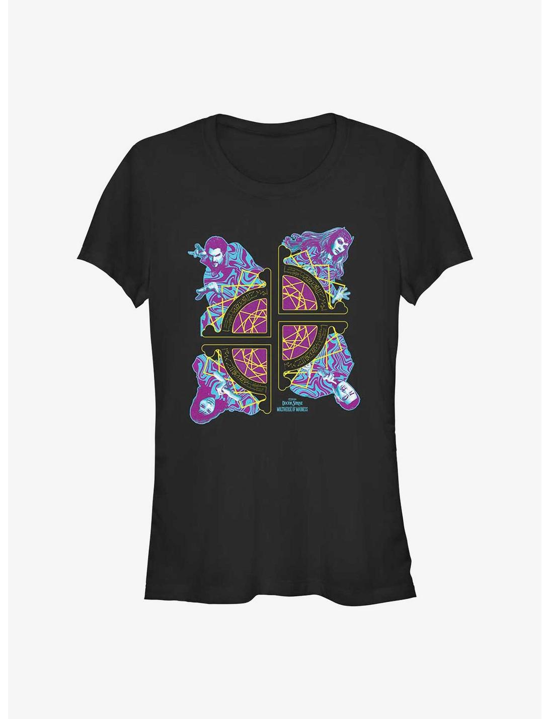 Marvel Doctor Strange In The Multiverse Of Madness Group Badge Girls T-Shirt