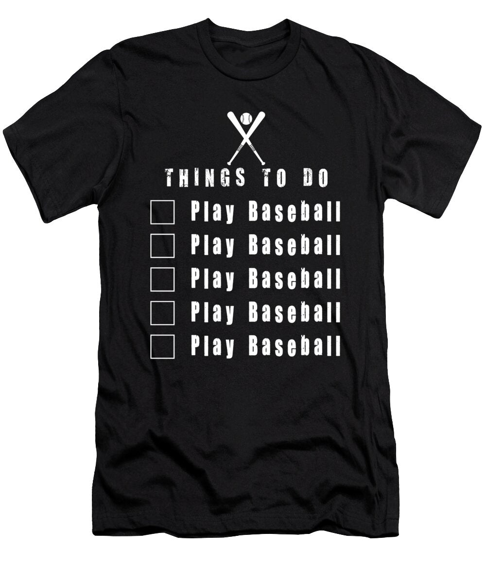 18 Funny Baseball Bat Glove Baseball Player Gift Muc Designs T-Shirt