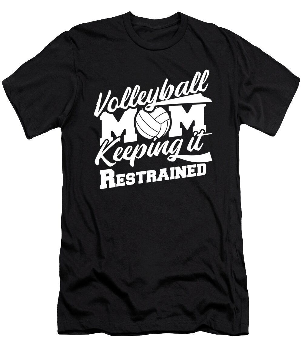 18 Volleyball Beach Vball Volleyball Mom Crazy Squirrel T-Shirt
