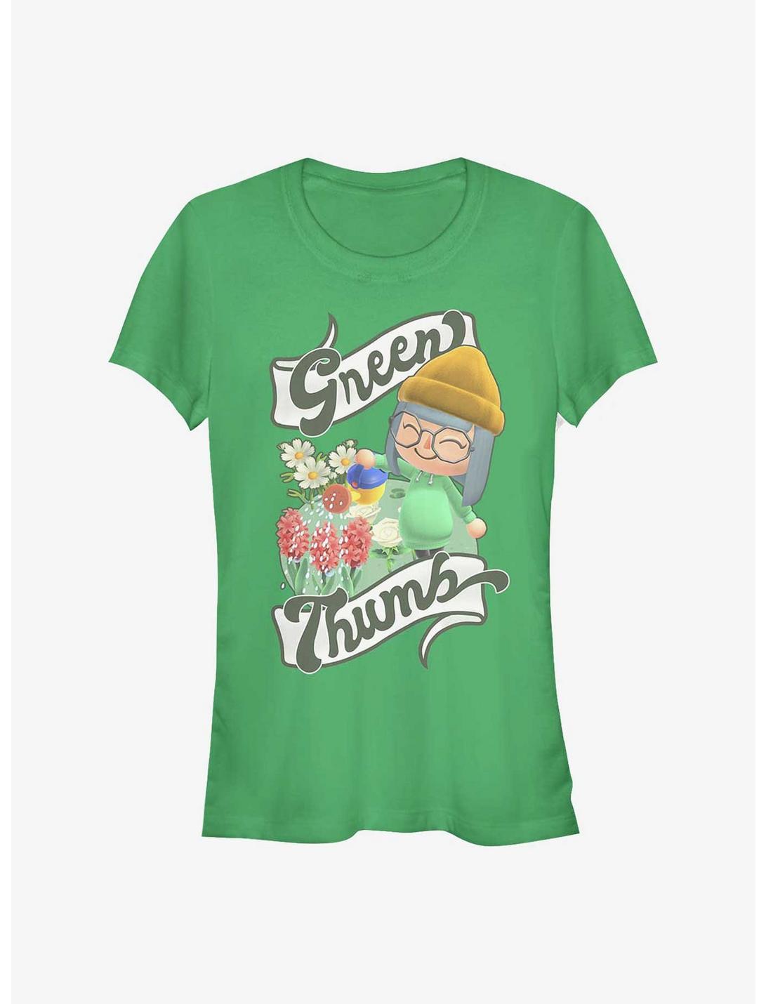 T-shirt Nintendo Animal Crossing fille main verte