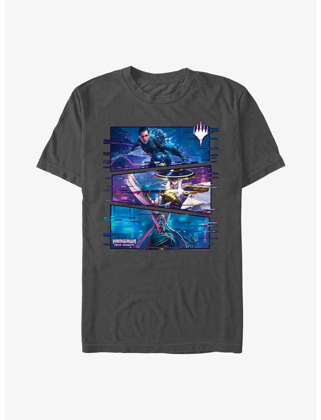 T-shirt Magic The Gathering Kamigawa: Neon Dynasty Glitchy Panelup
