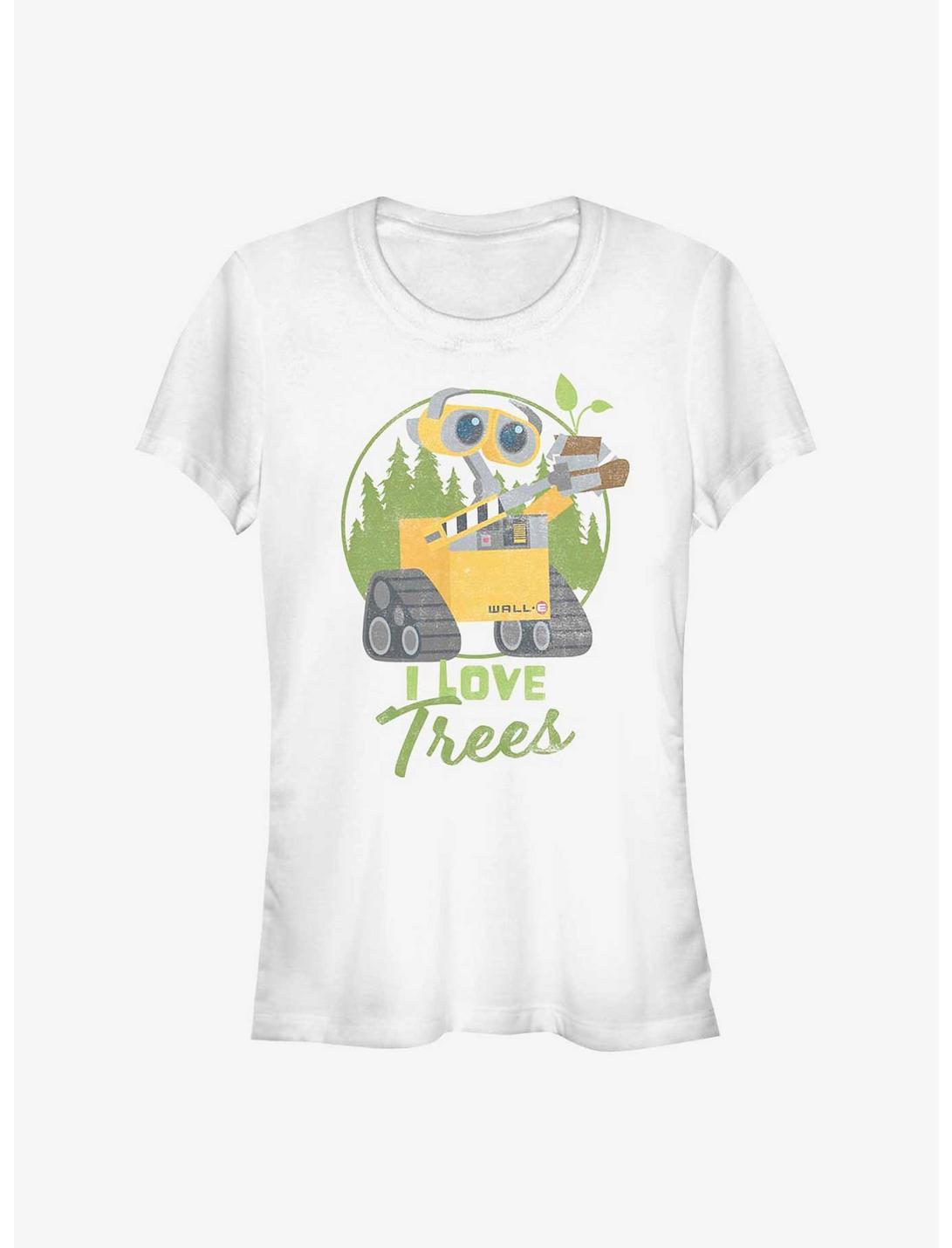 Disney Pixar Wall-E Earth Day I Love Trees Girls T-Shirt