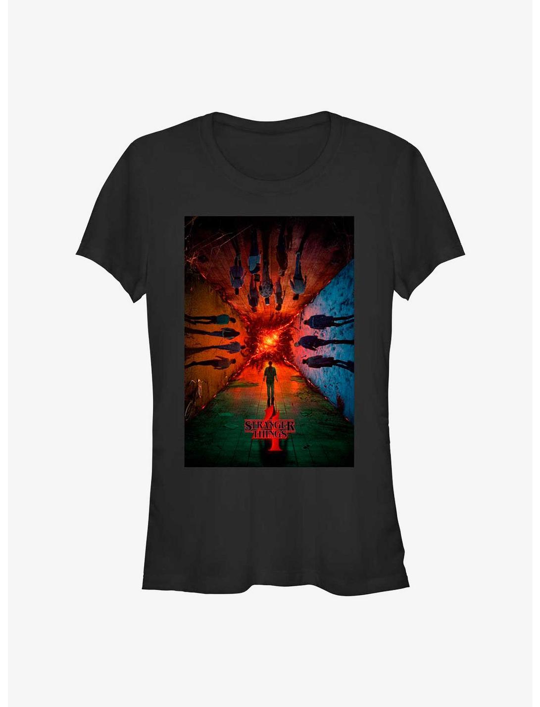 T-shirt Fille Poster Principal Stranger Things Saison 4