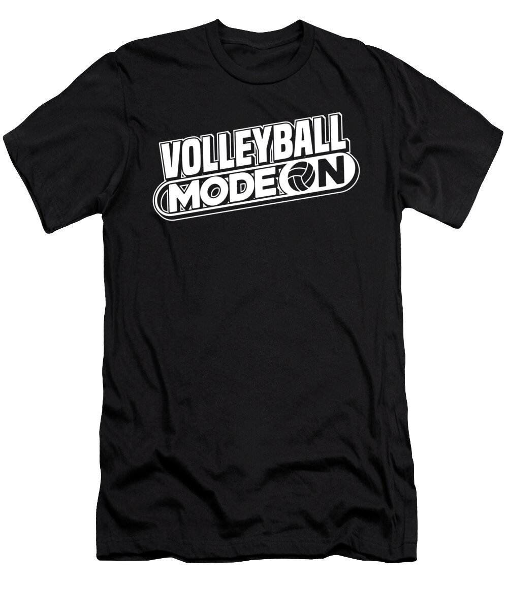 19 Volleyball Beach Vball Volleyball Mom Crazy Squirrel T-Shirt