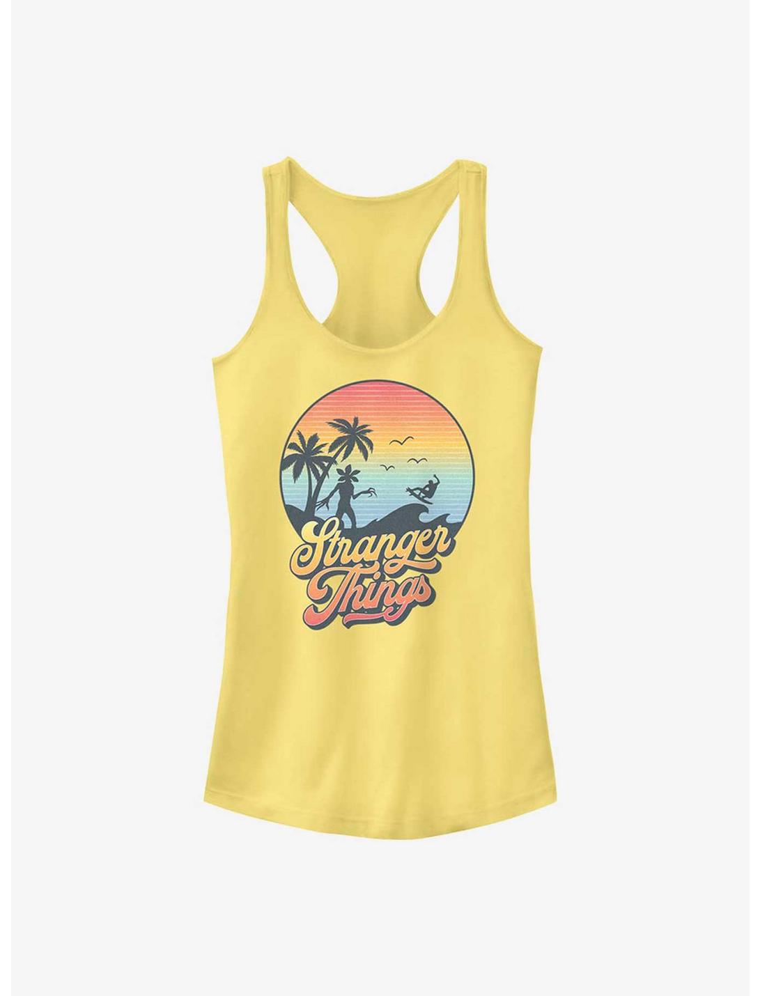 Stranger Things Retro Sun Demogorgon Girls Tank Top