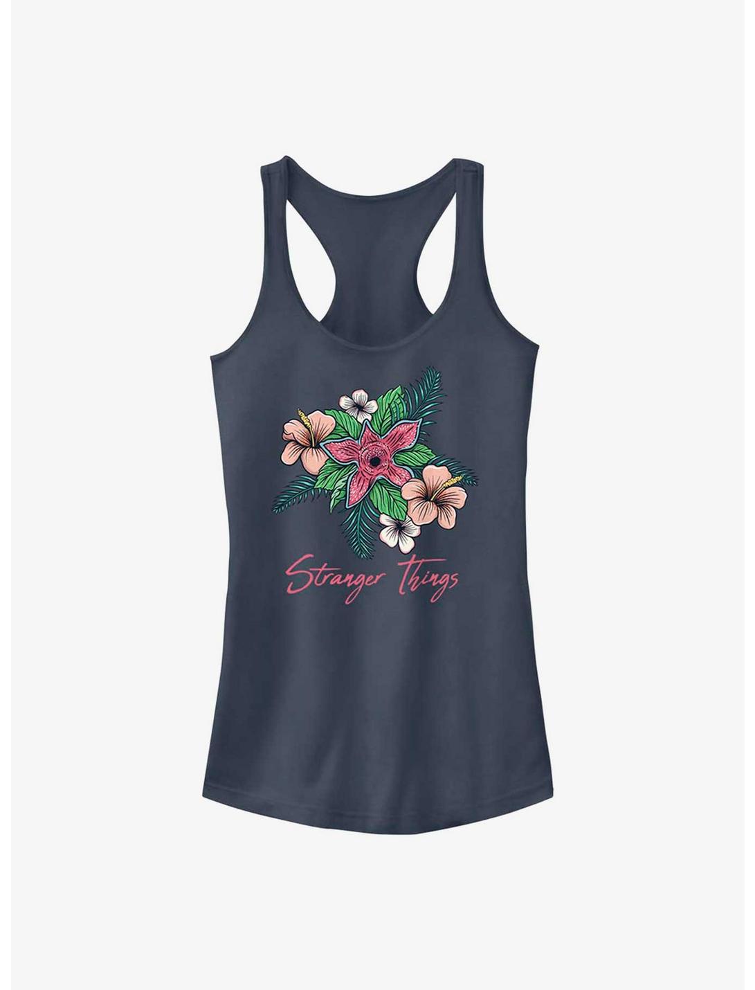 Stranger Things Floral Things Girls Tank Top