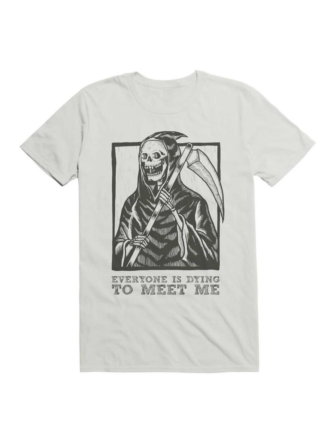 Gothic Grim Reaper Design T-Shirt