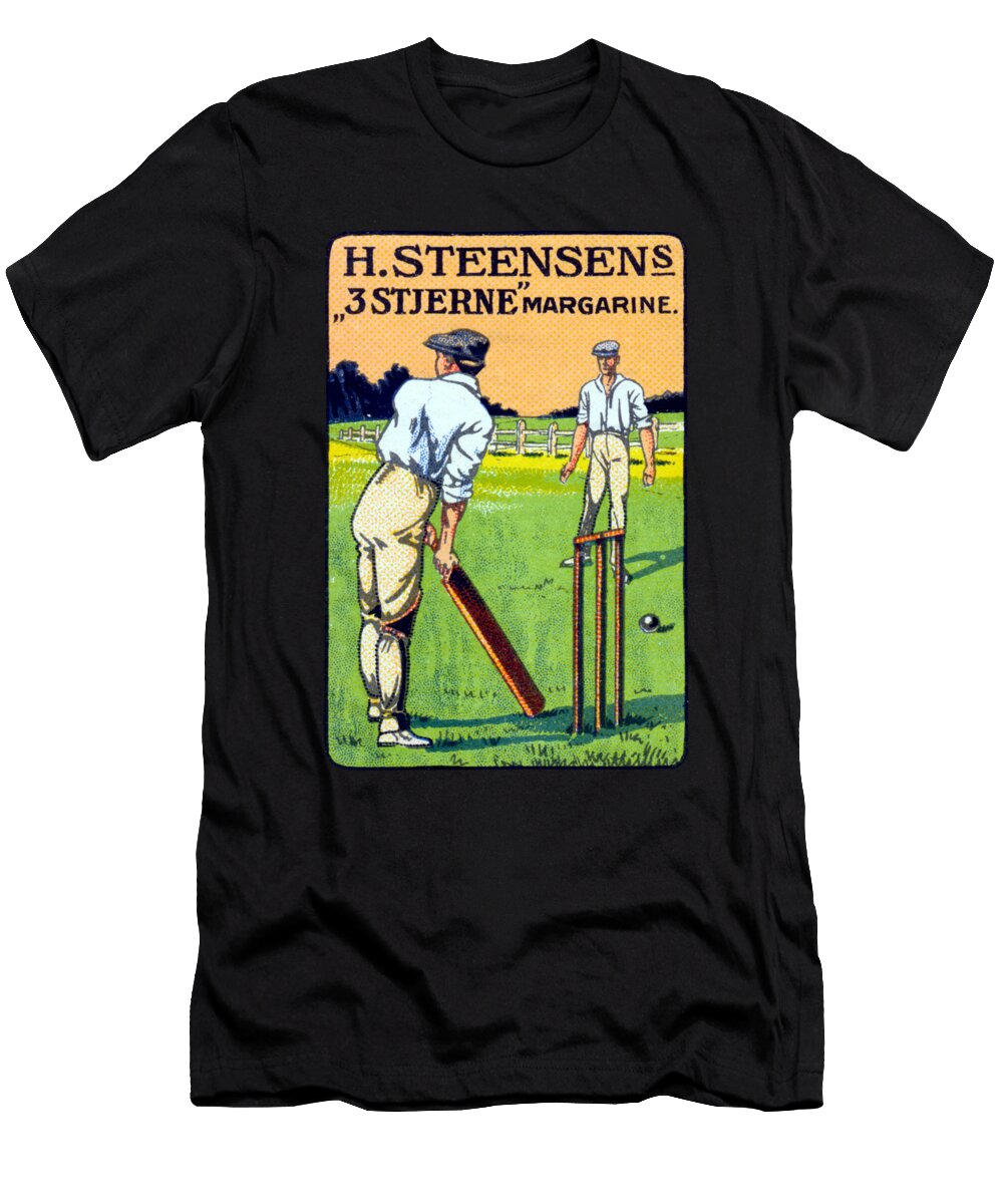 1913 Cricket Match Historic Image T-Shirt