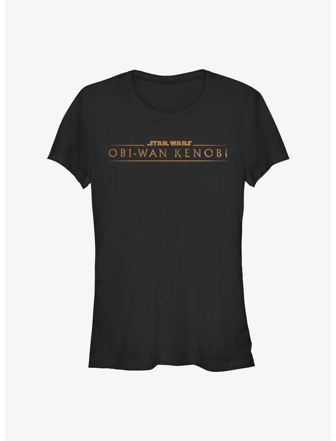 Star Wars Obi-Wan Kenobi Gold Logo Girls T-Shirt